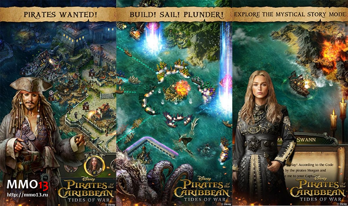 Анонсирована мобильная MMORTS Pirates of the Caribbean: Tides of War