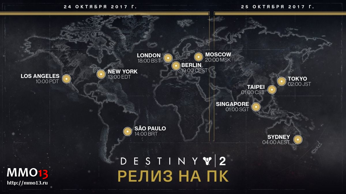 Точное время выхода PC-версии Destiny 2 и новые системные требования