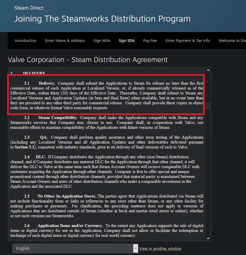 Valve добавила пункт к соглашению о распространении в Steam — он может заблокировать «воровство» магазина Epic Games