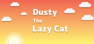 Dusty the lazy cat