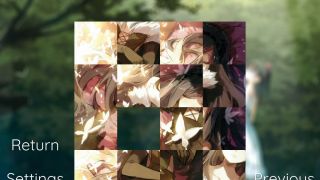 Anime Girl Slide Puzzle