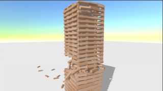 Realistic Tower Destruction