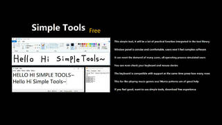 Simple Tools