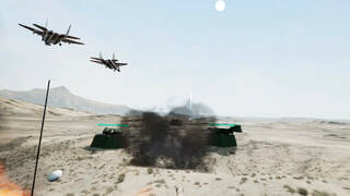 VR Modern Wars: Advance under air raid