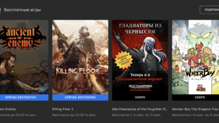 Бесплатно можно забрать 2 игры в Epic Games Store