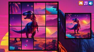 OG Puzzlers: Synthwave Dinosaurs
