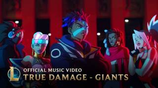 Дебютный клип коллектива True Damage на песню Giants с чемпионата мира по League of Legends