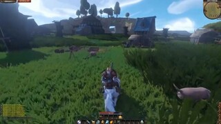Постройка деревни с нуля в новом трейлере MMORPG Profane