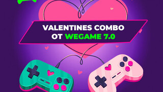В честь Дня святого Валентина два билета на игровой фестиваль WEGAME 7 по цене одного