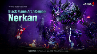 Архидемон Черного пламени Неркан прибыл в MMORPG MIR4 в качестве мирового босса
