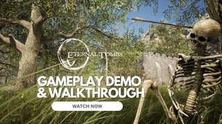 Получасовое геймплейное видео с демонстрацией различных механик MMORPG Eternal Tombs