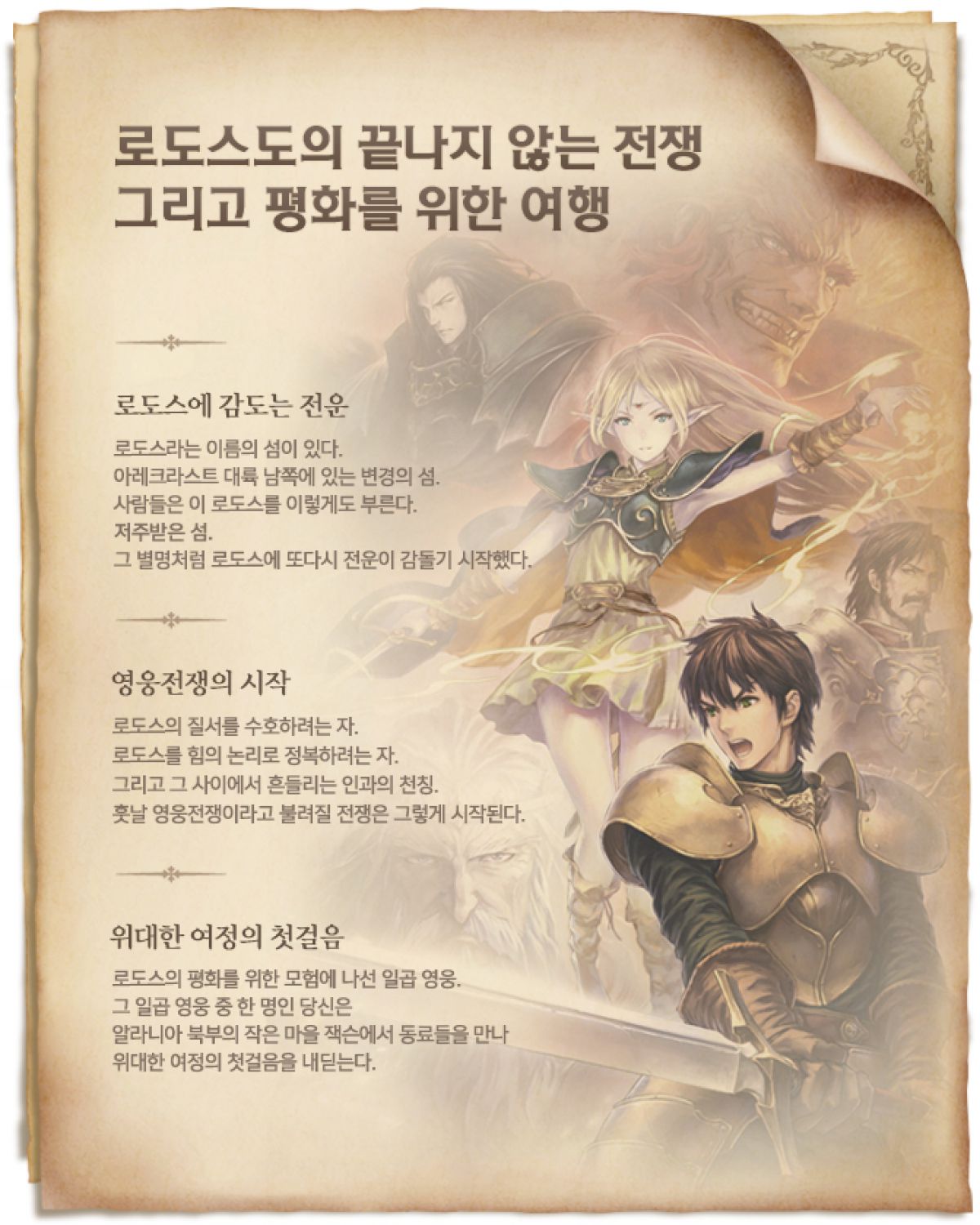 Первое корейское ЗБТ Record of Lodoss War Online пройдет в июне