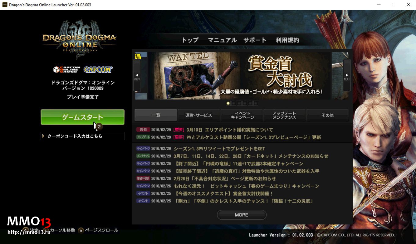 Гайд «Как начать играть в Dragon`s Dogma Online на японском сервере»