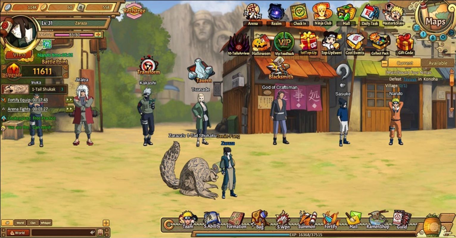 Ultimate Naruto: обзор, публикации, гайды и отменена mmorpg игры Ultimate  Naruto