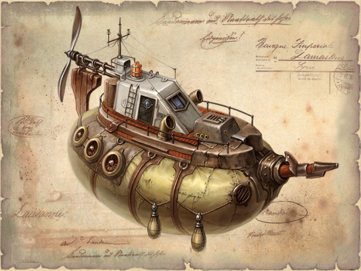 Дизельпанк подводная лодка