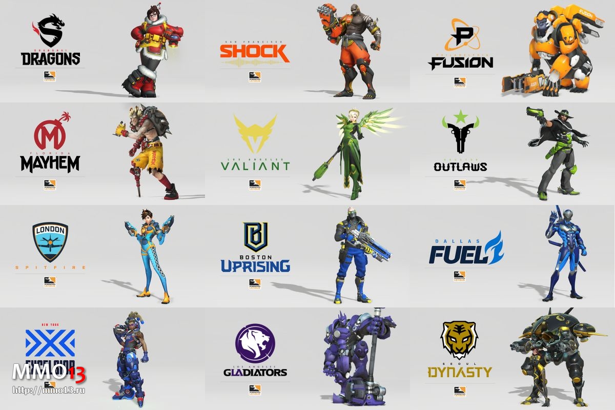 В Overwatch добавили облики в стиле команд киберспортивной лиги
