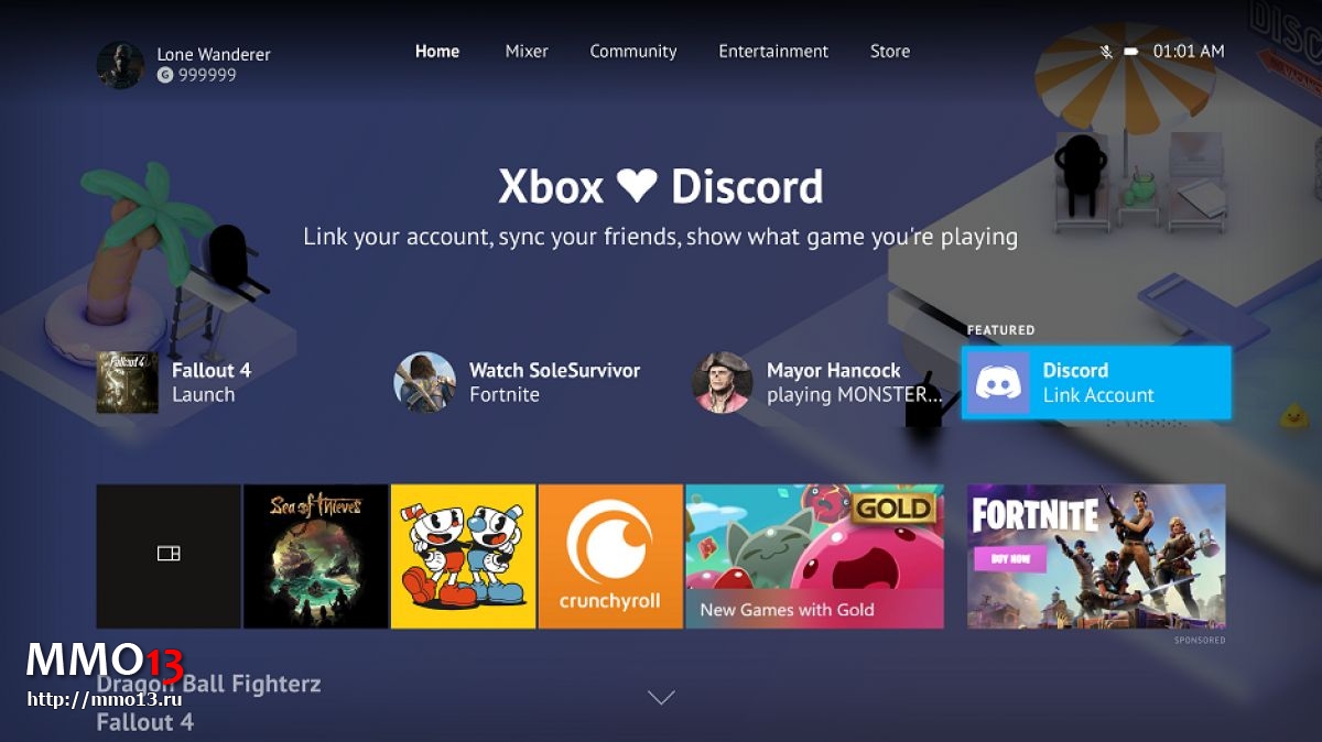 Discord интегрируют в Xbox One