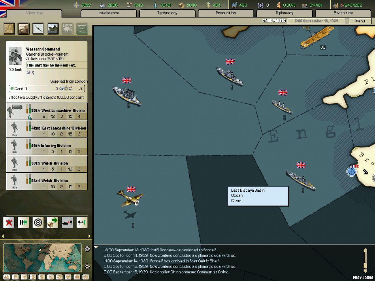 Скриншот 6 к игре Hearts of Iron 2 Complete