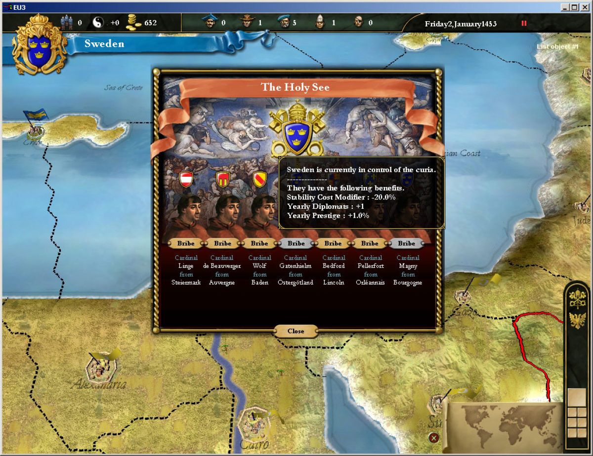 Скриншот 7 к игре Europa Universalis III Complete