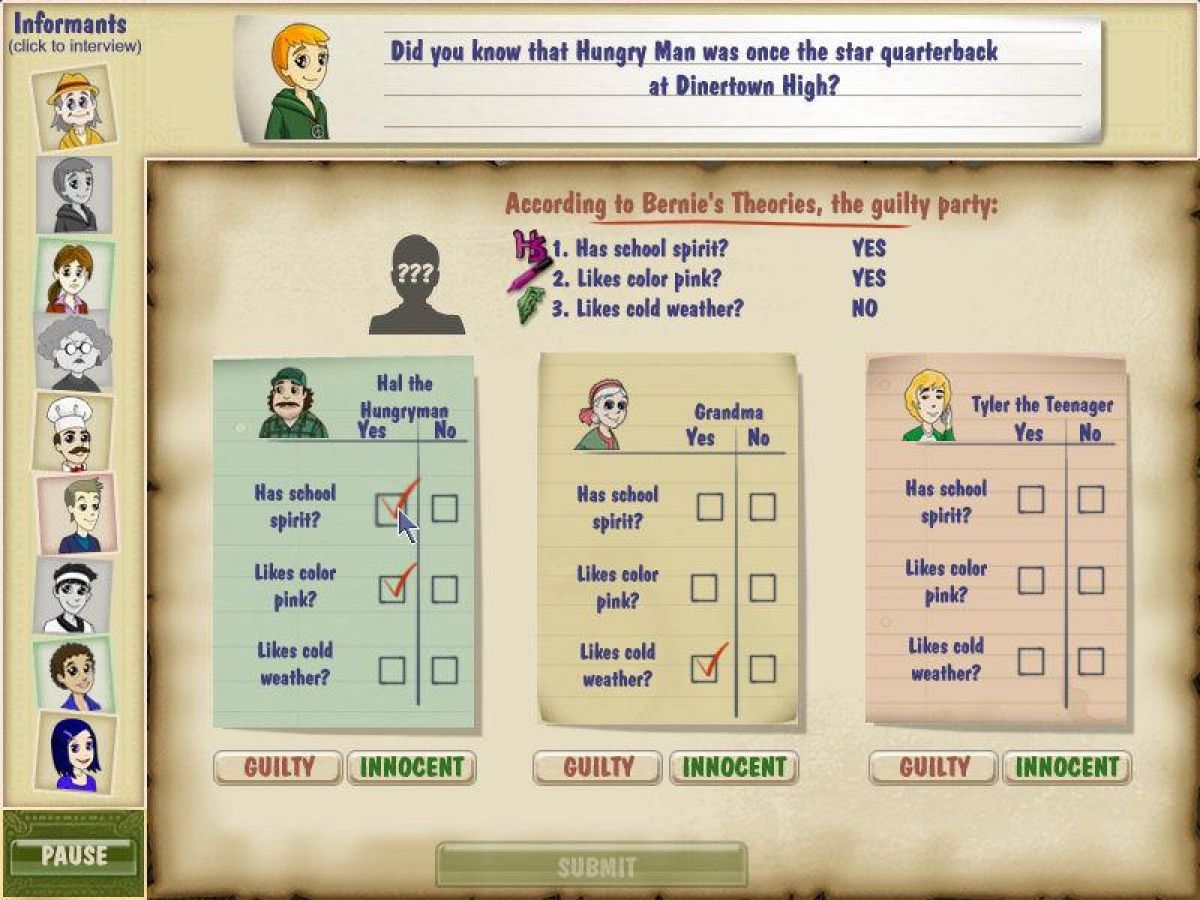 Скриншот 5 к игре DinerTown Detective Agency