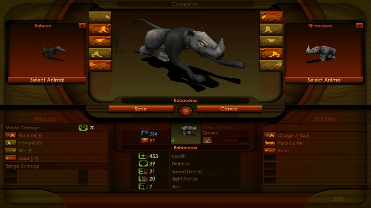 Скриншот 8 к игре Impossible Creatures