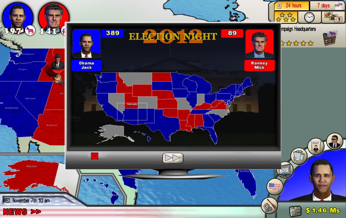 Скриншот 8 к игре The Race for the White House