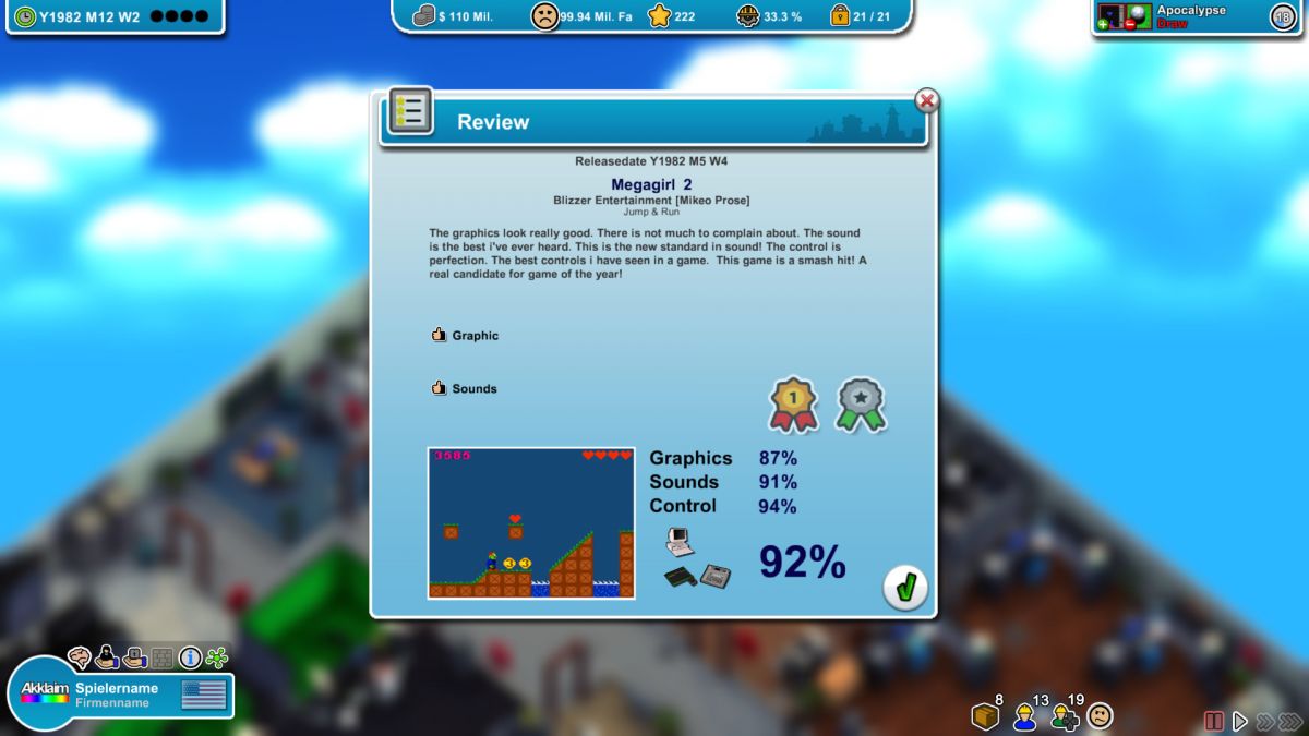 Скриншот 6 к игре Mad Games Tycoon