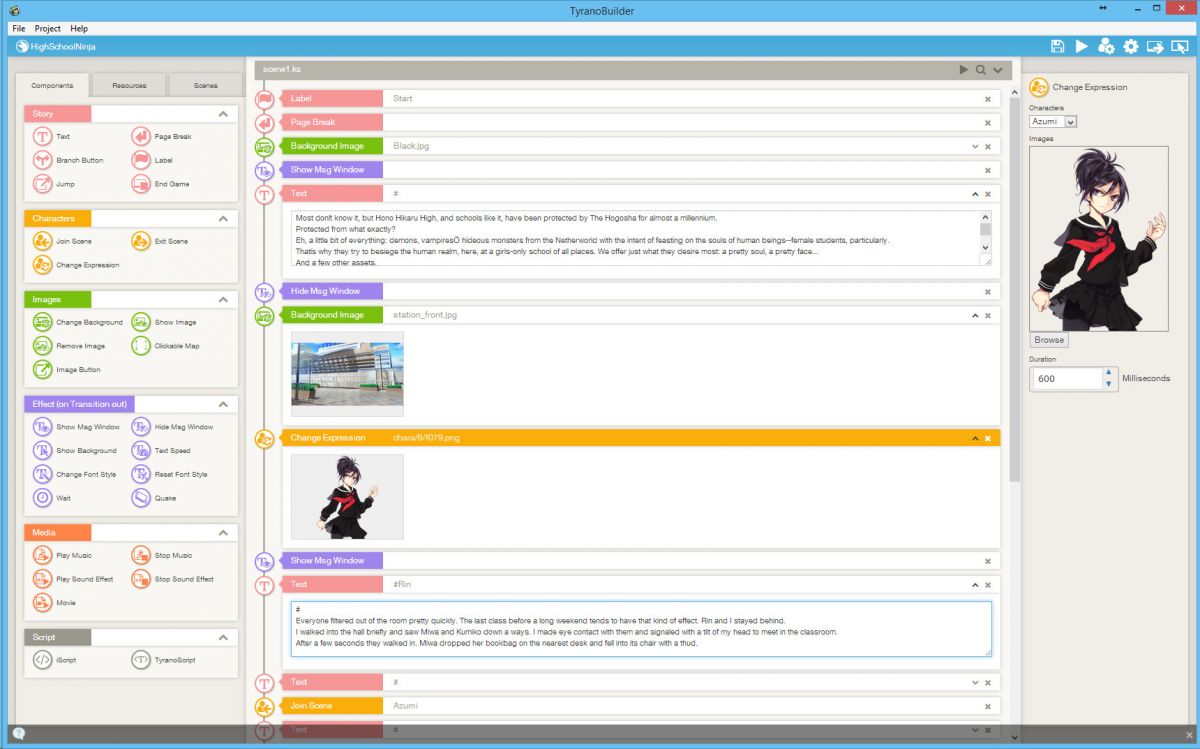 Скриншот 5 к игре TyranoBuilder Visual Novel Studio