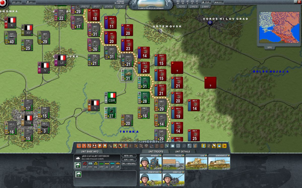 Скриншот 7 к игре Decisive Campaigns: Case Blue