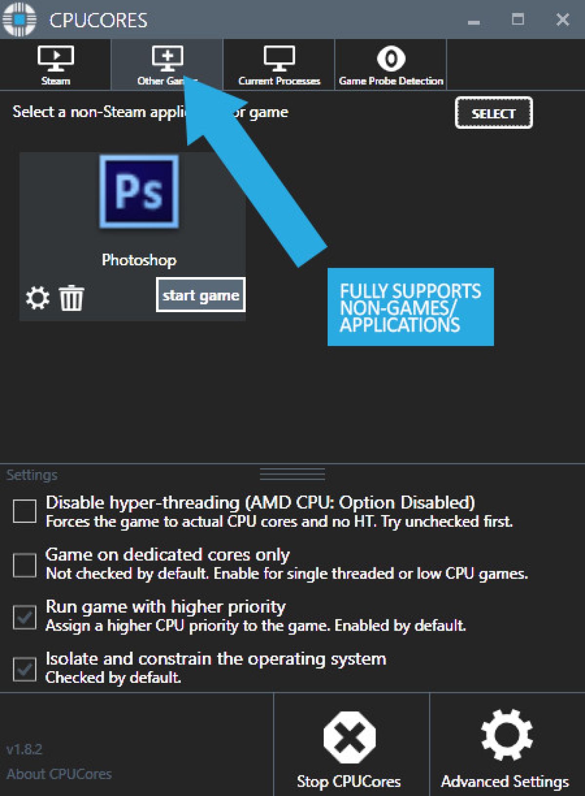 Скриншот 5 к игре CPUCores :: Maximize Your FPS