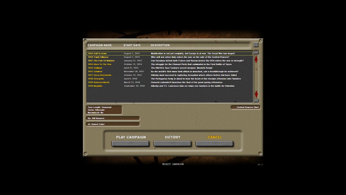 Скриншот 5 к игре Strategic Command Classic: WWI