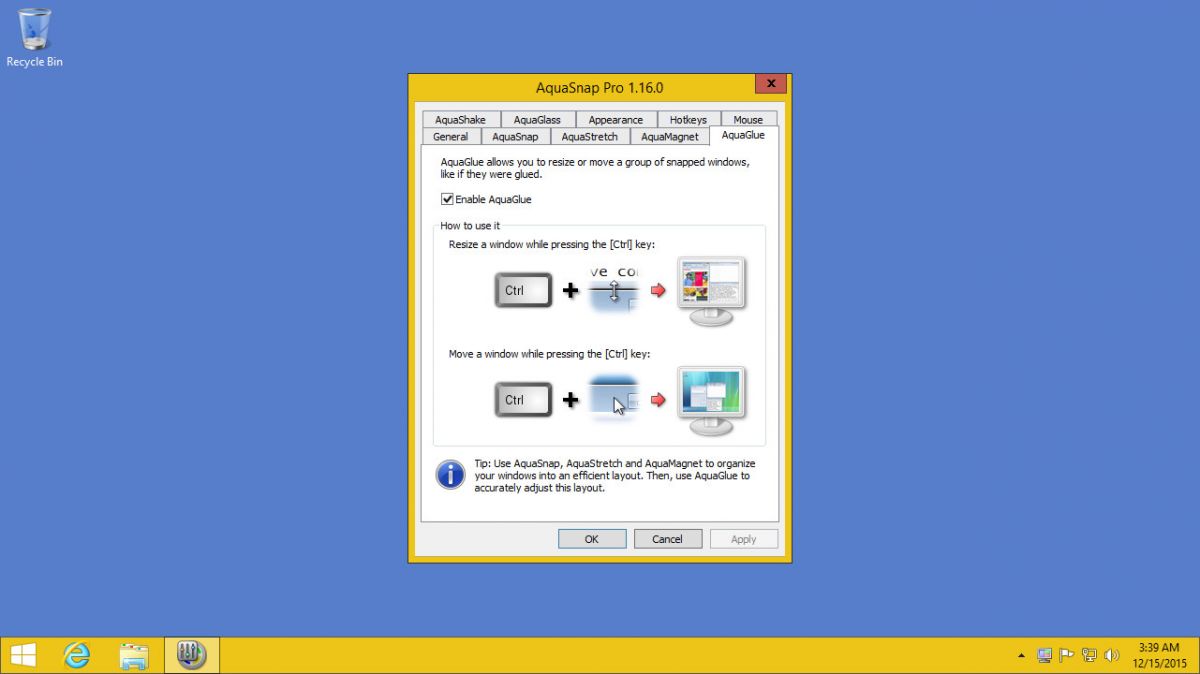 Скриншот 5 к игре AquaSnap Window Manager