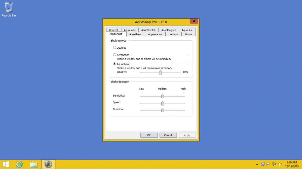 Скриншот 6 к игре AquaSnap Window Manager