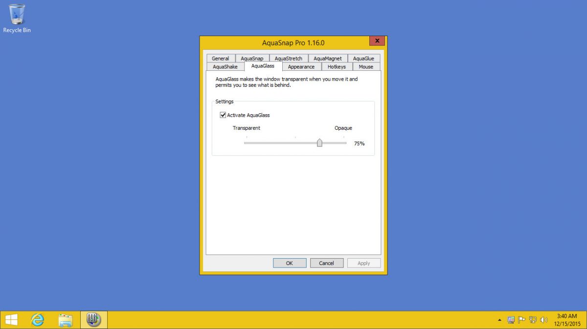 Скриншот 7 к игре AquaSnap Window Manager