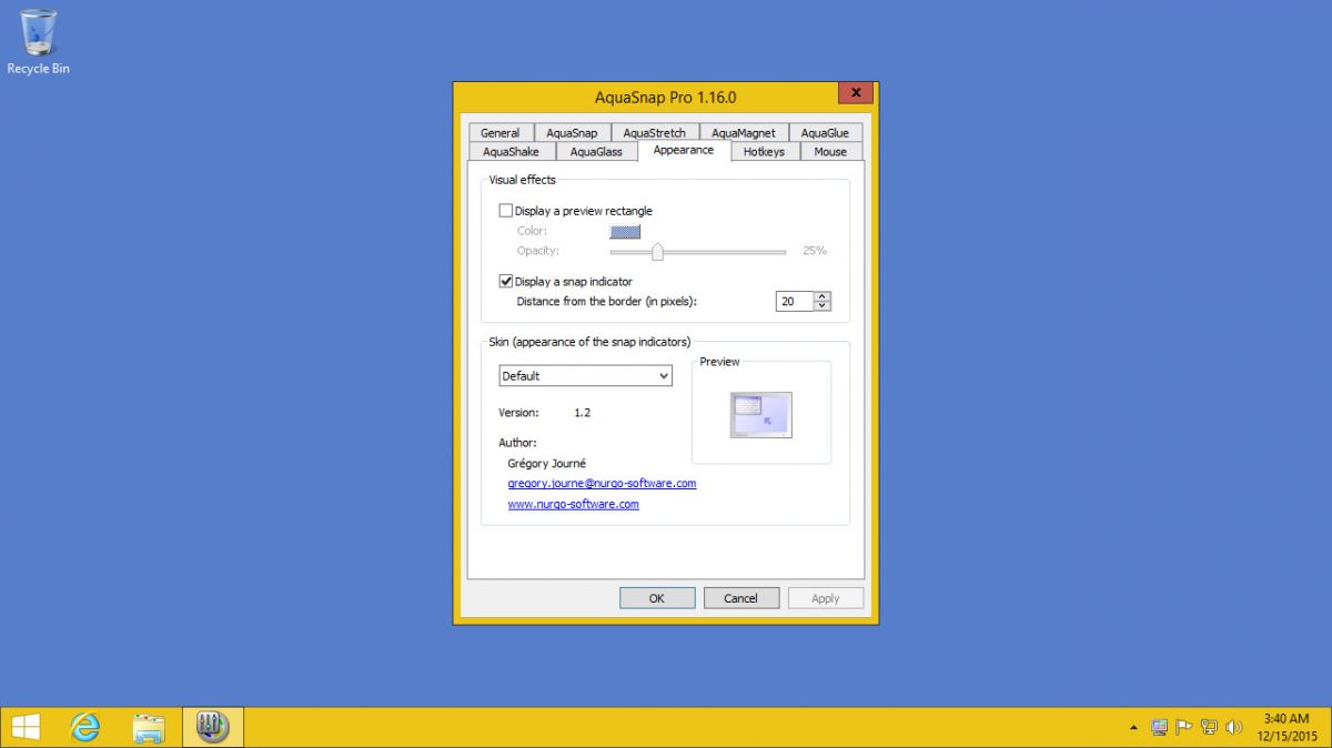 Скриншот 8 к игре AquaSnap Window Manager