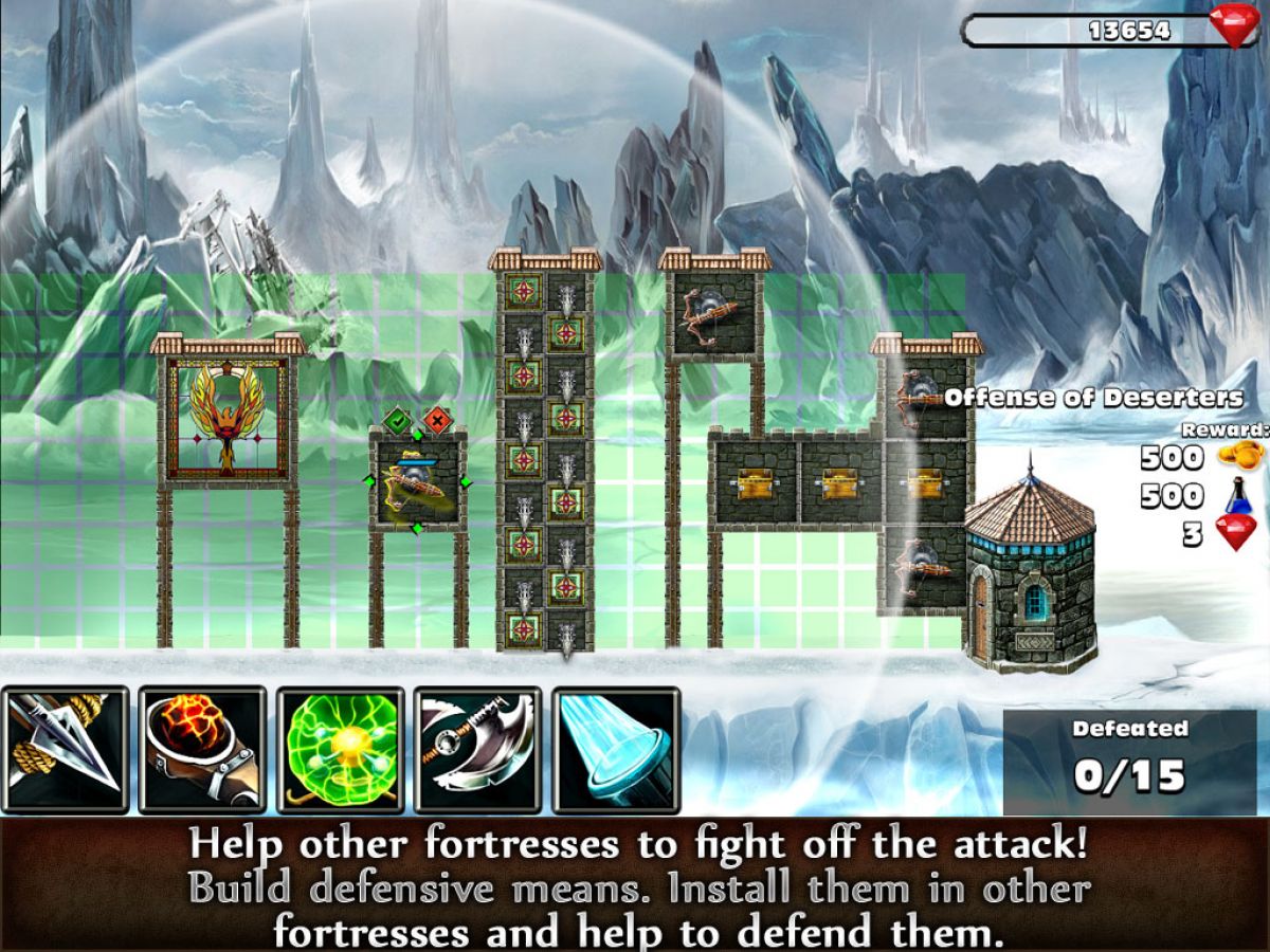 Скриншот 6 к игре Cliffs of War: Fortress Defenders