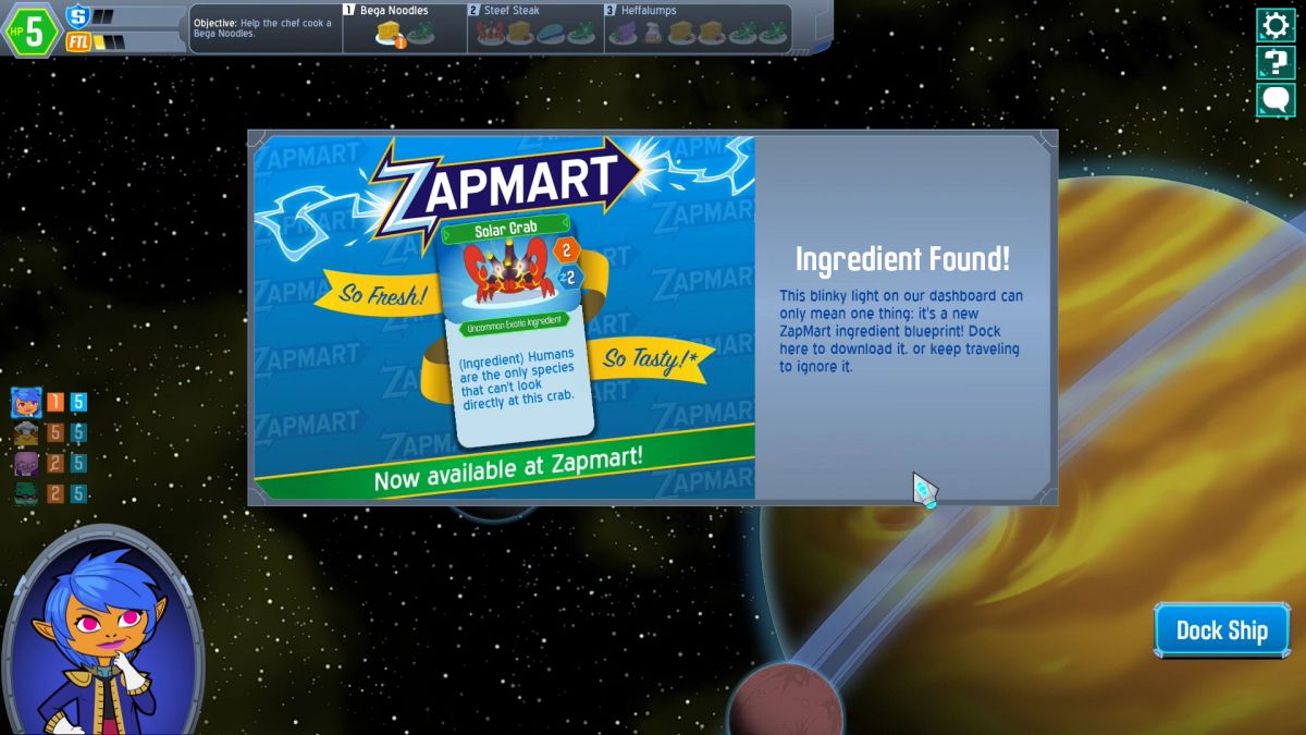 Скриншот 8 к игре Space Food Truck
