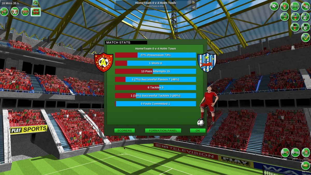 Скриншот 5 к игре Tactical Soccer The New Season
