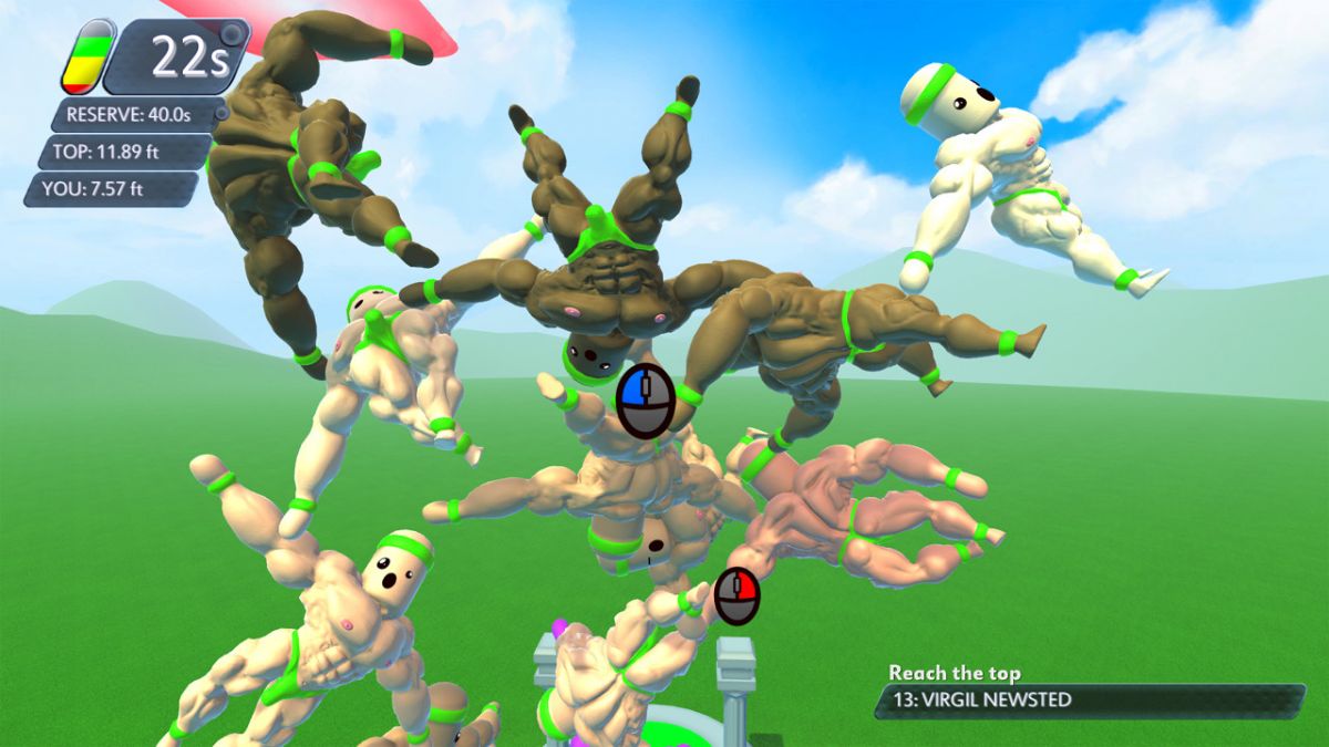 Скриншот 5 к игре Mount Your Friends 3D: A Hard Man is Good to Climb