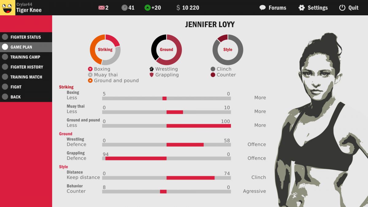 Скриншот 5 к игре Ultimate Fight Manager 2016