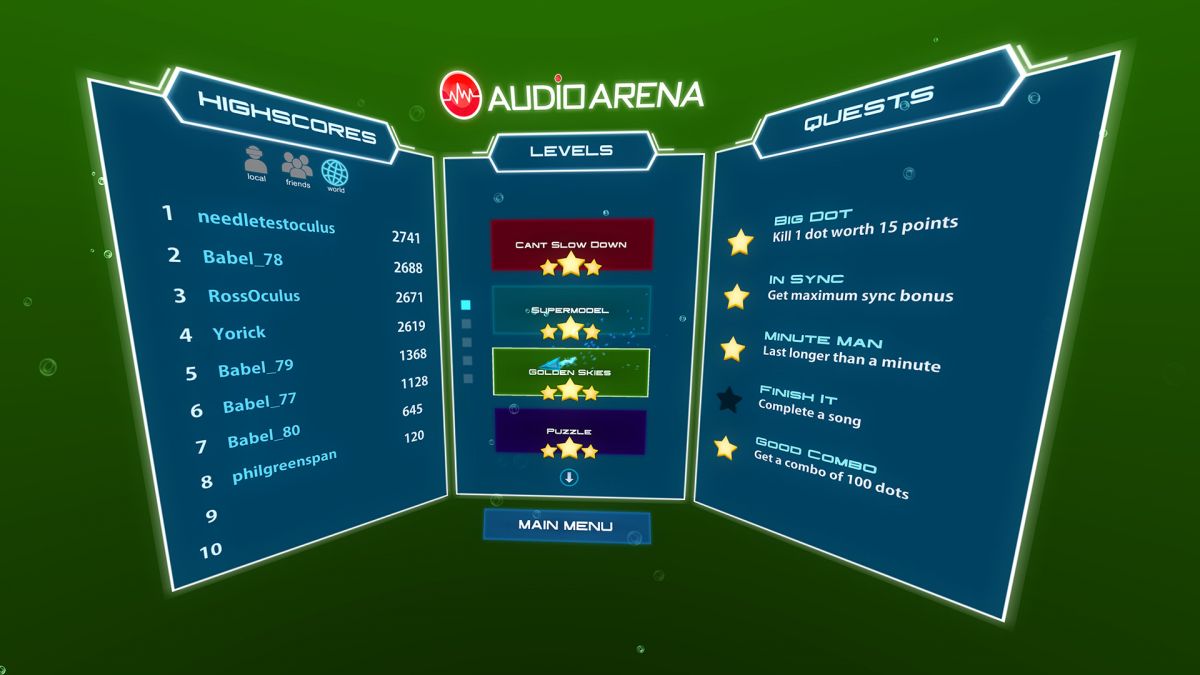 Скриншот 5 к игре Audio Arena