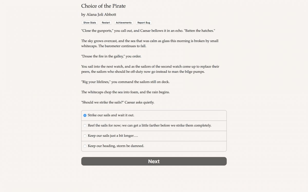 Скриншот 5 к игре Choice of the Pirate