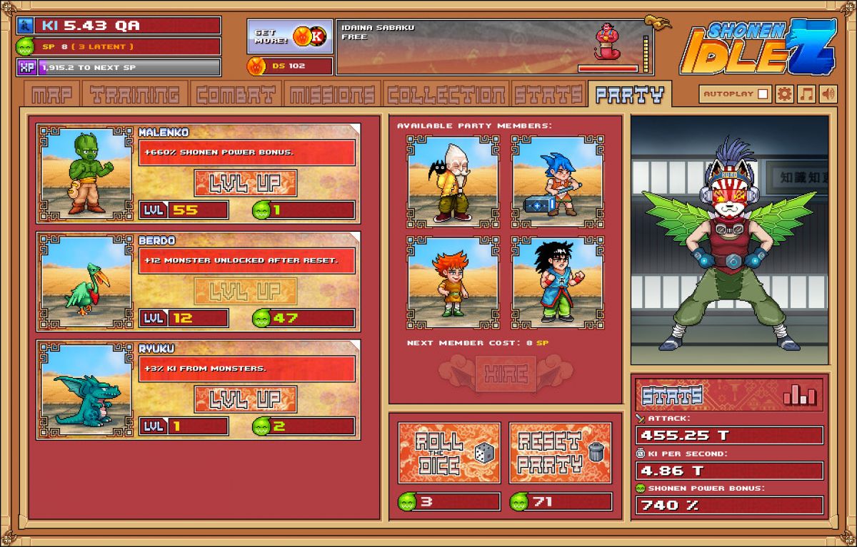 Скриншот 5 к игре Shonen Idle Z