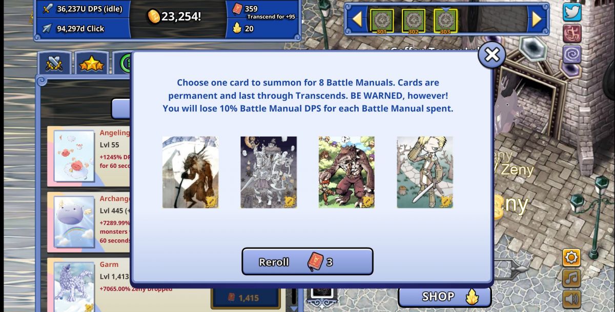 Скриншот 6 к игре Ragnarok Clicker