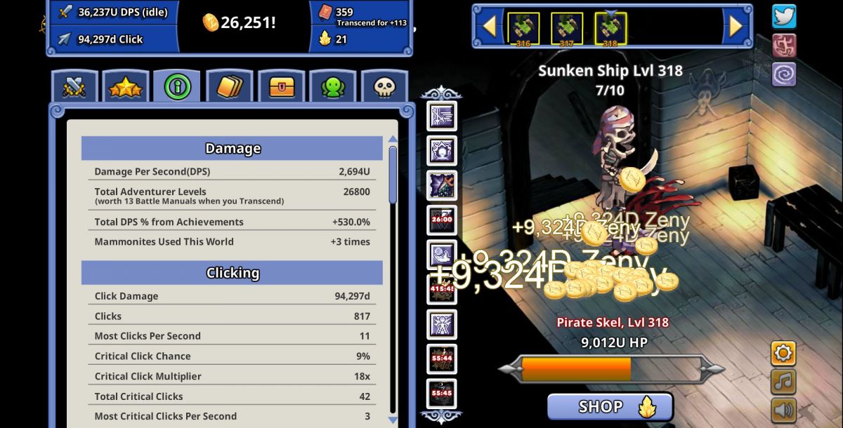 Скриншот 7 к игре Ragnarok Clicker