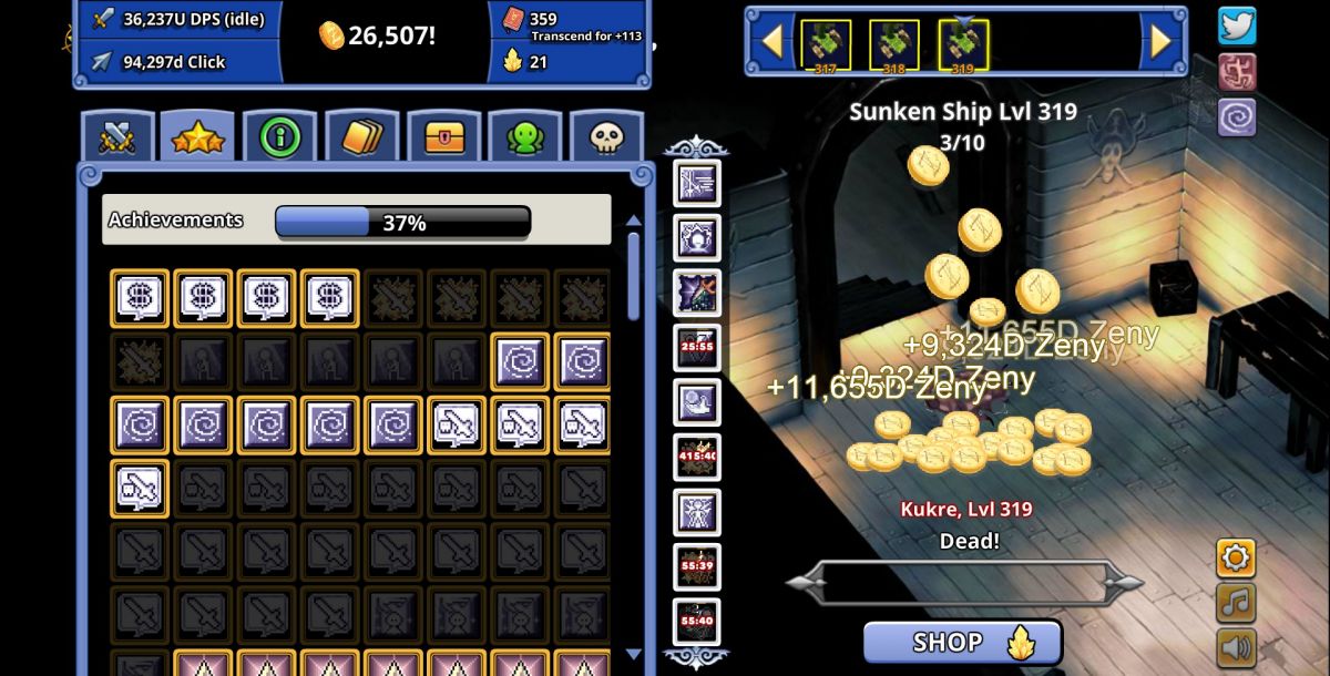 Скриншот 8 к игре Ragnarok Clicker