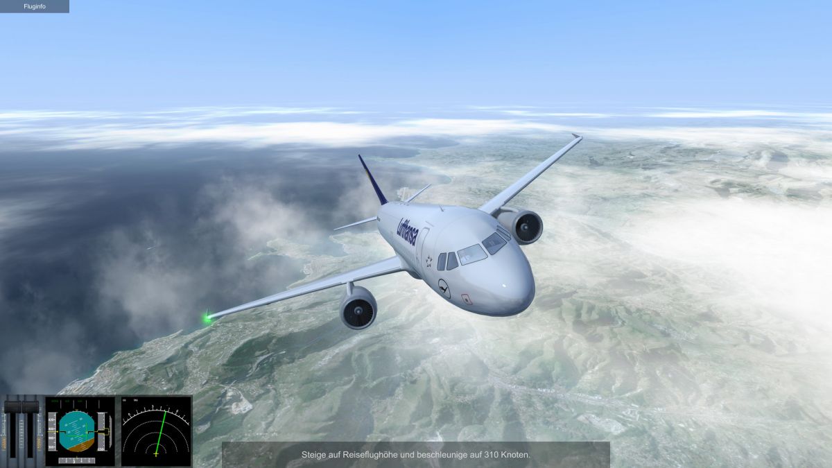 Скриншот 5 к игре Urlaubsflug Simulator – Holiday Flight Simulator