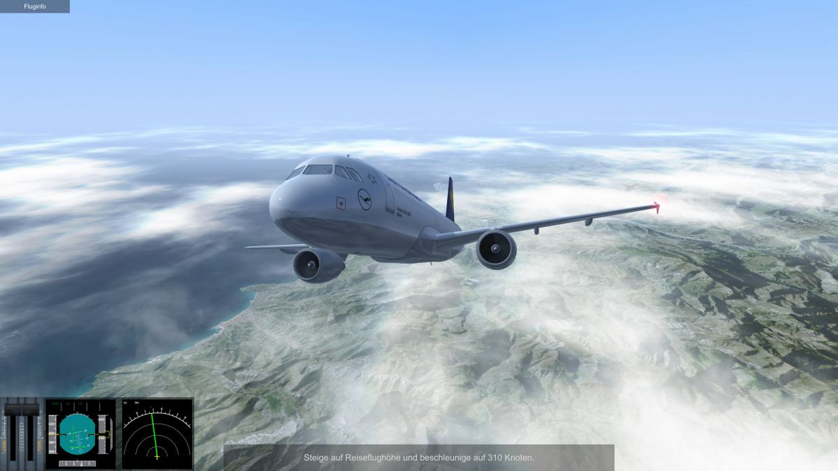 Скриншот 6 к игре Urlaubsflug Simulator – Holiday Flight Simulator
