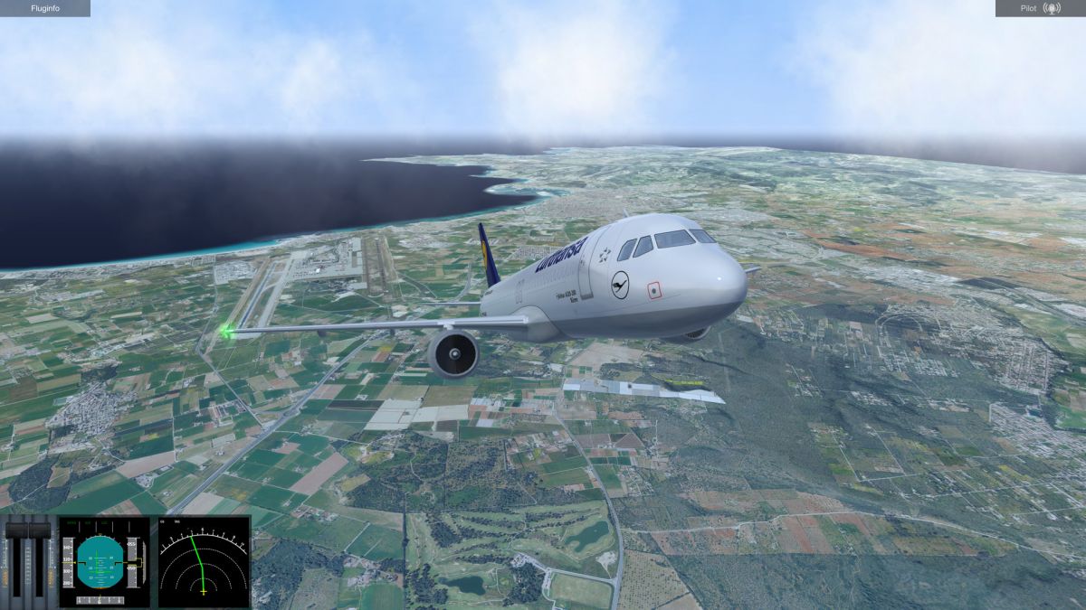 Скриншот 8 к игре Urlaubsflug Simulator – Holiday Flight Simulator