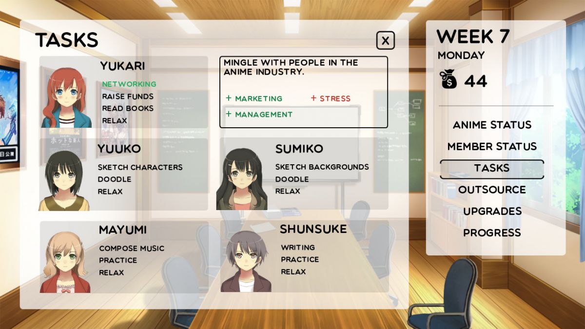 Скриншот 6 к игре Anime Studio Simulator